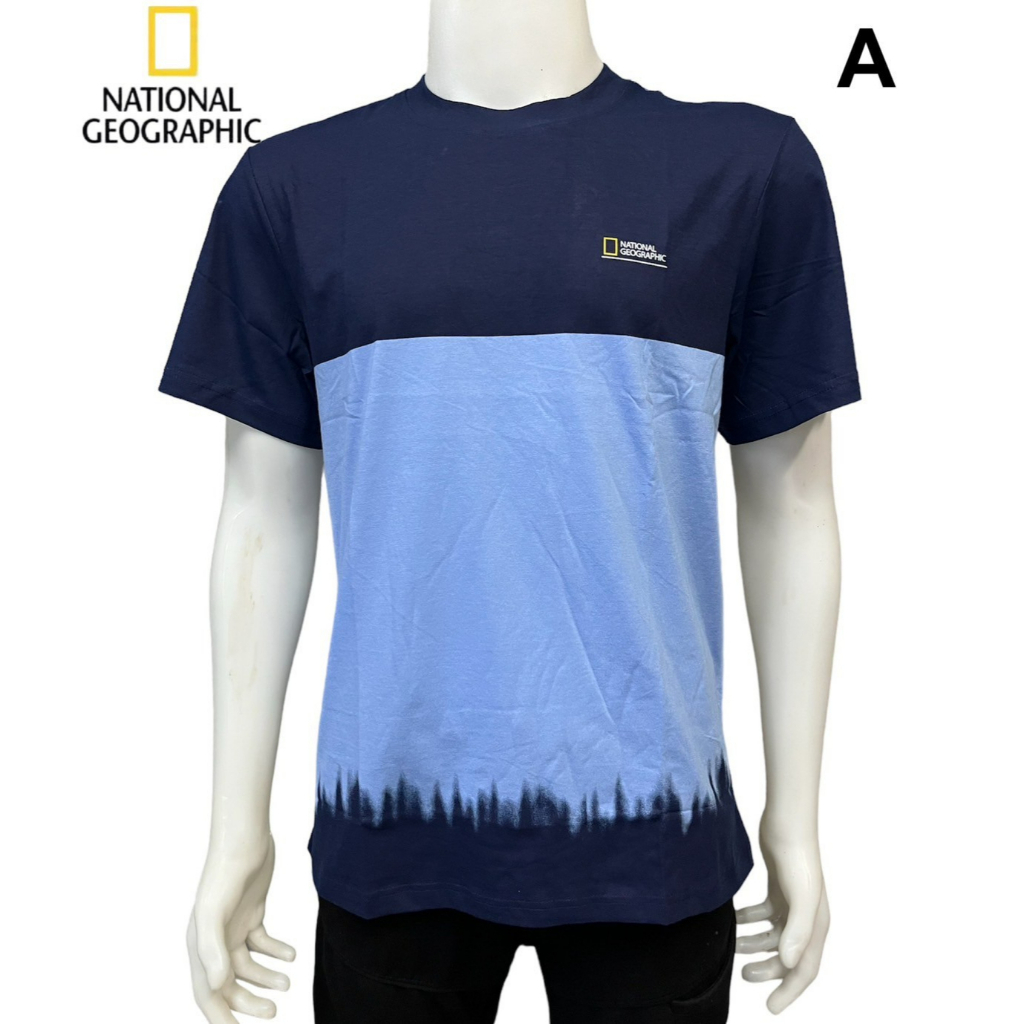 เสื้อยืดแขนสั้น NATIONAL GEOGRAPHIC เนื้อผ้านุ่ม เบา ใส่สบาย ใส่ลำลองใส่ท่องเที่ยว