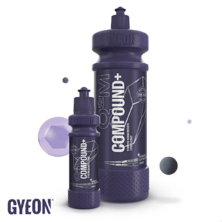 GYEON Q²M COMPOUND+ น้ำยาขัดหยาบ สำหรับขัดสีรถยนต์ ลบรอยลึก รอยกระดาษทราย ฝุ่นน้อย ไม่กลบรอย ขนาด 1000ml.