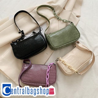 centralbagshop(C1287)-J3กระเป๋าสะพายไหล่PUมีลาย