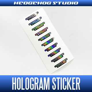 สติ๊กเกอร์ติดรอก [HEDGEHOG STUDIO] NEW Hologram Stickers ของแท้จาก HEDGEHOG STUDIO ( Made in Japan )