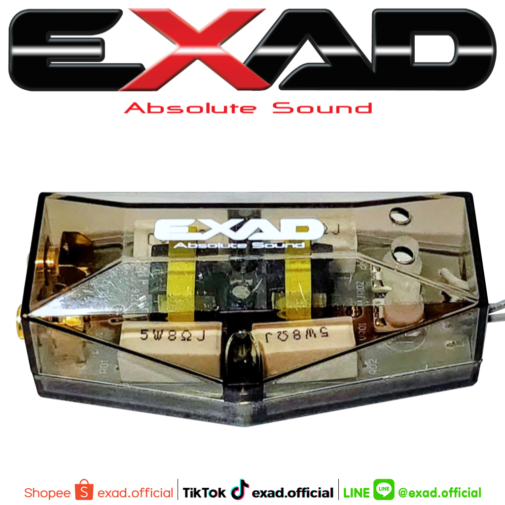 Impedance line convertor EXAD EX-ADT65 กล่องแปลงสัญญาณ HI TO LOW อะแดปเตอร์แปลงสัญญาณ จากสายลำโพงเป็นสาย RCA