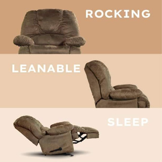 โซฟาปรับเอนได้ SINGLE MANUAL RECLINER ULTRA SOFT 1S ขนาดใหญ่ นุ่ม นั่งสบาย