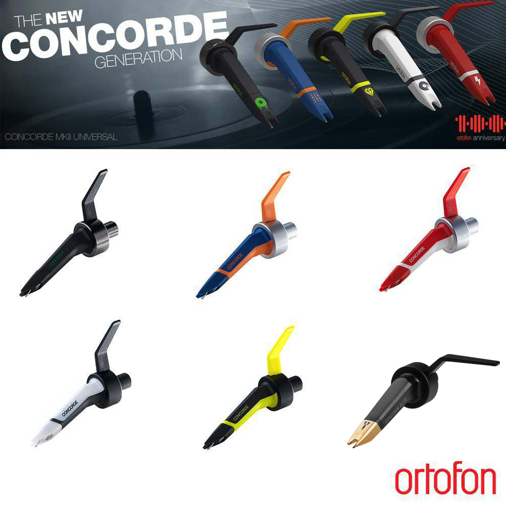ชุดหัวเข็ม Ortofon Concorde MKII Cartridge 6 รุ่น Mix, DJ, Digital, Scratch, Club, Elite เครื่องเล่นแผ่นเสียง DJ ดีเจ