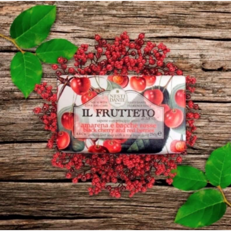 Nesti Dante Il Frutteto Black Cherry & Red Berries Soap