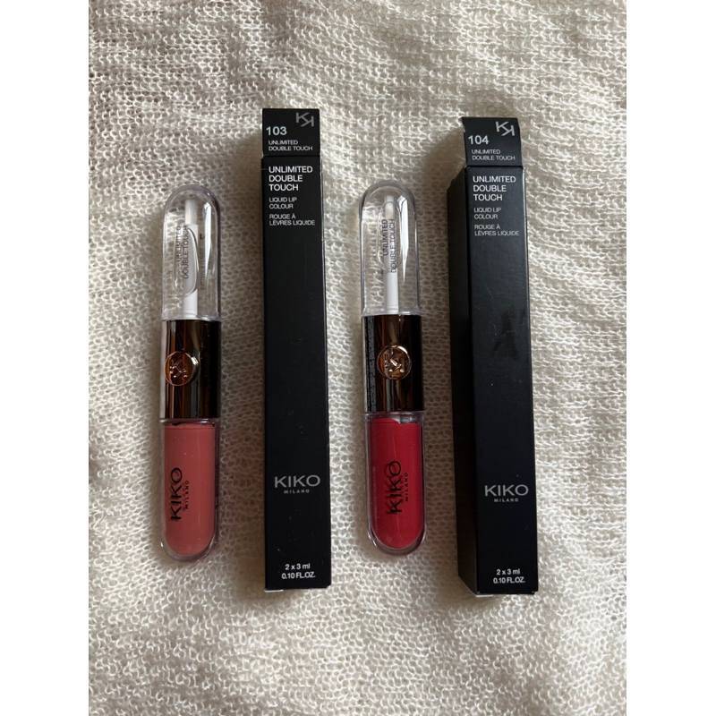 Kiko Milano Unlimited Double Touch #103 #104💄💋