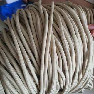 (#116)[2หลา] เชือกกลม polyester ขนาด 5mm. เนื้อนุ่ม มีไส้