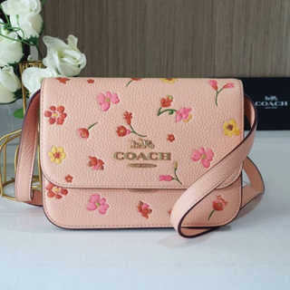 👑ผ่อน0%~แท้100%👑 กระเป๋าสะพาย 🌸MINI BRYNN CROSSBODY WITH MYSTICAL FLORAL PRINT (COACH C8692)