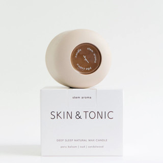 SKIN&amp;TONIC STEM AROMA natural deep sleep candle