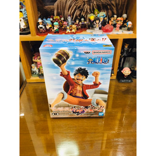 (Bandai Namco) แท้100% ลูฟี่ ถือแก้วเบียร์ Luffy แมวทอง One piece วันพีช Model โมเดล Figures ฟิกเกอร์