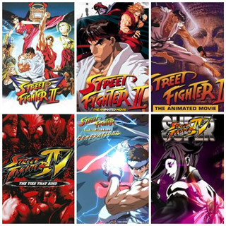 การ์ตูน Anime Street Fighter รวม OVA , Movie ภาค ซีรีย์ ทุกภาค  การ์ตูนเก่าปี 90 (อ่านรายละเอียดสินค้าก่อน)