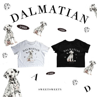 เสื้อครอบ Dalmatian เสื้อครอปทรงพอดีตัว🐕