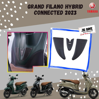 GRAND FILANO HYBRID CONNECT ปี 2023 แผ่นเรซิ่นบังลม ลายคาร์บอน อะไหล่แต่งแท้ YAMAHA