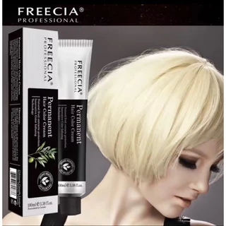 สีผมฟรีเซีย ครีมย้อมผมขนาด100มล. สีสวย ติดทนนาน กลิ่นไม่ฉุน Freecia colorcream เฉพาะสีไม่รวมไฮโดรเจน