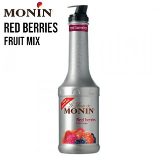 (AI-Market) Puree MONIN กลิ่น “Red Berrie” บรรจุขวด 1 L (เพียวเร่โมนิน กลิ่น “เบอร์รี่สีแดง” บรรจุขวด 1 ลิตร) Fruit Mix