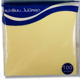 กระดาษโน้ตกาวในตัว Elfen นีออน/พาสเทล ขนาด 3x3 นิ้ว
