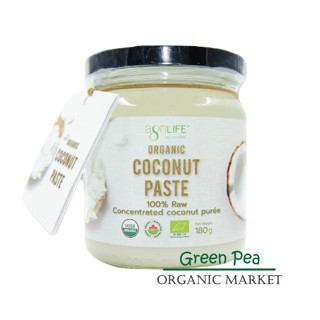 Agrilife มะพร้าวบด เข้มข้น อะกรีไลฟ์ Organic Coconut paste ขนาด 180g. ใช้ทาขนมปัง ผสมกับเครื่องดื่ม หอมอร่อย