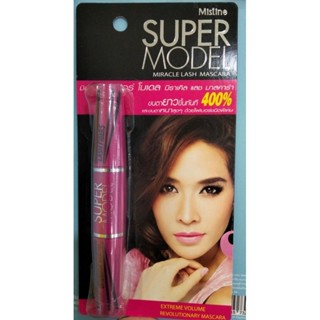 Mistine Super Model Miraclelash Mascara  มิสทิน ซุปเปอร์ โมเดล มิราเคิล แลช มาสคาร่า