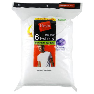 Hanes คอกลมผ้าบาง ของแท้ นำเข้าจากอเมริกา ราคา 220 /ตัว