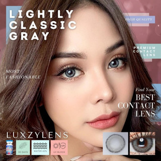 🔥 คอนแทคเลนส์ ✨ขนาดมินิ✨Gray✨Lightly classic (luxzylens)