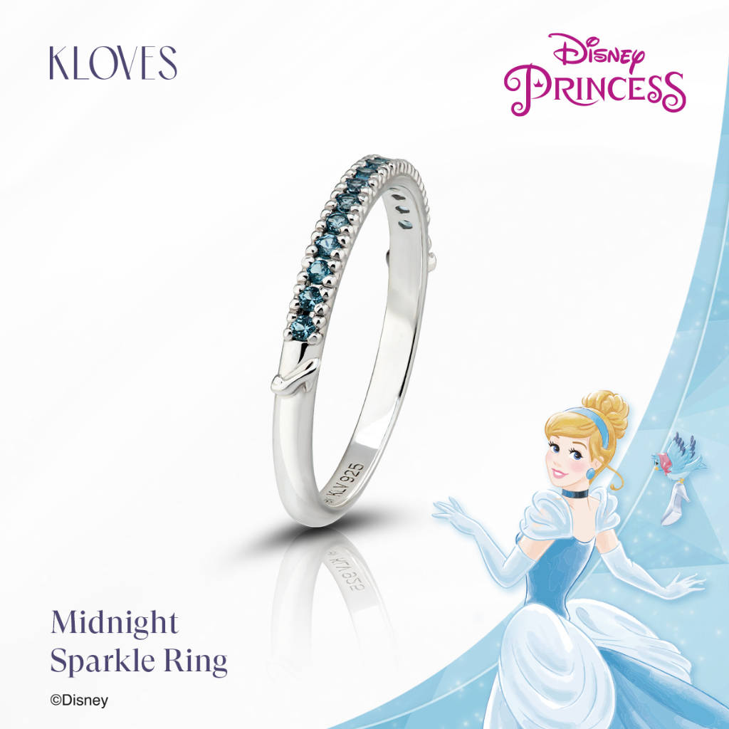 KLOVES – Cinderella | Midnight Sparkle Ring แหวนเจ้าหญิงซินเดอเรลล่า
