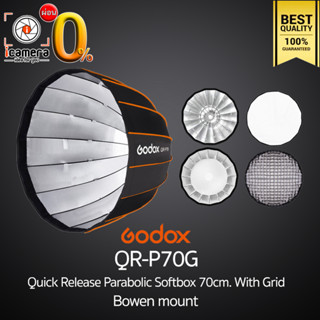 ผ่อน 0%** Godox Softbox QR-P70G Quick Release Parabolic Softbox 70cm. - Bowen Mount ( QR-P70 )