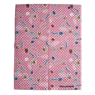ผ้ายางรองกันเปื้อนญี่ปุ่น Rainny ผ้ายางรองฉี่ ผ้ายางกันน้ำ (Size L) ขนาด 57x82 ซม. เเละ (Size S) ขนาด 44x58 ซม.