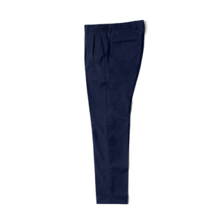 [JBB*] ROYAL BLUE LORO PIANA TROPICAL WOOL PLEATED TROUSERS WITH EXTENDED WAISTBAND เจบีบี กางเกงขายาว กางเกงขายาวสองจีบ