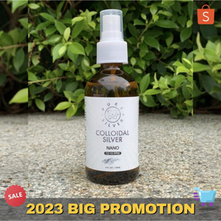 Colloidal Silver 120 ml (4 oz), ซิลเวอร์นาโน, 12-15 ppm Pure Colloidal Silver Spray