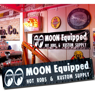 MOON Equipped Black Vinyl banner [MQG103BK]