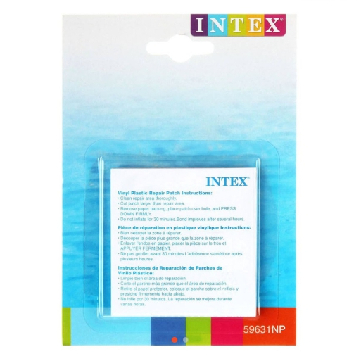 INTEX แผ่นปะรอยรั่ว ชุดแผ่นซ่อมห่วงยาง สระน้ำ รุ่น 59631