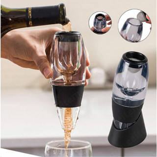 Wine Aerator Decanter อุปกรณ์ (แก้ว) ใช้สำหรับกรองและรินไวน์ พร้อมฐานวาง Decanter