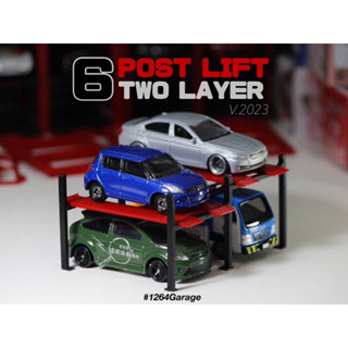 6Post Lift Two Layer โมเดลลิฟท์จอดรถ 2ระดับ // Scale 1:64