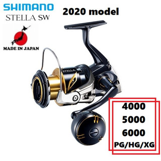 Shimano 20Stella Sw 4000/5000/6000/PG/HG/XG โมเดลรอกสปินนิ่ง【ส่งตรงจากญี่ปุ่น】【ผลิตในญี่ปุ่น】Twin Power Stradic Ocea Jigger Torium Saltiga(Offshore เรือตกปลา ชายฝั่ง ตกปลา เหยื่อตกปลา รอกตกปลา รอกตกปลา รอกหมุน แม่น้ําทะเลสาบ เหยื่อล่อปลา.