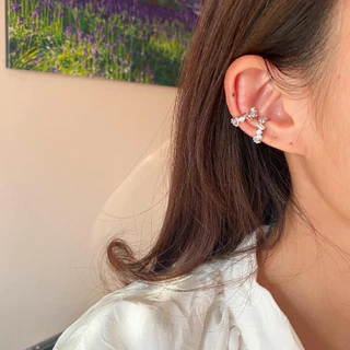Krystal Earcuff ต่างหูแบบหนีบประดับคริสตัล