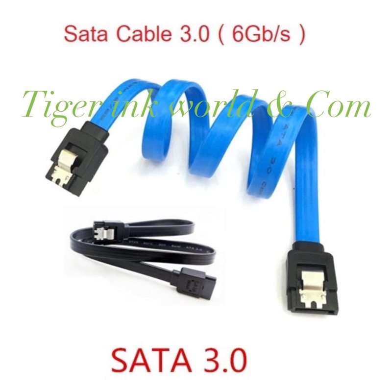 Cables, Chargers & Converters 17 บาท SATA Cable 3.0 ( 6Gb/s ) สาย SATA 3.0 Mobile & Gadgets