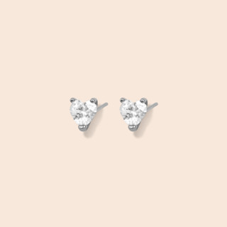 GEMMAPIECE ต่างหูแป้น Mini Heart Stud Earring