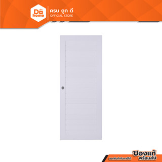 Dohome ประตู UPVC 80x200 ซม. PROFILE รุ่น TLW (เจาะ) |BAN|