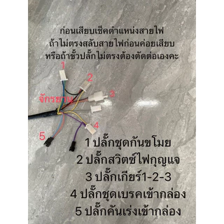 อะไหล่สายไฟหลักรถไฟฟ้าสกู๊ตเตอร์/รถไฟฟ้าจักรยาน2ล้อ/รถไฟฟ้า3ล้อ/รถมอเตอร์ไซต์ไฟฟ้า สายยาว2เมตร