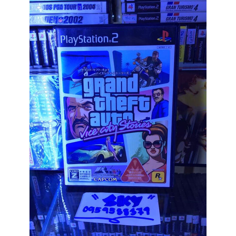 แผ่น Ps2  GTA VICE CITY Stories  ราคา 650 บาท