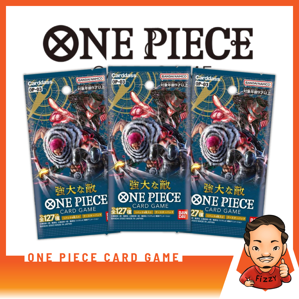 [FIZZY] One Piece Card Game: OP-03 "Mighty Enemies" Booster Pack[วันพีช การ์ดเกม]