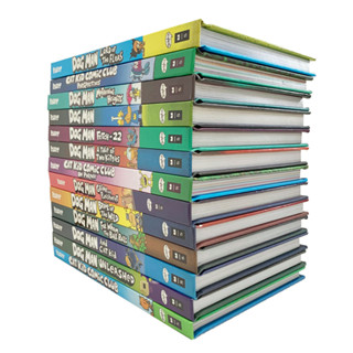 15 Books/Set The Adventures of Dog Man The Epic Collection Humor Novel Manga English Funny Comic Book Gifts for Children