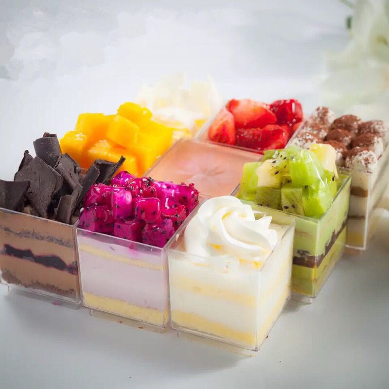 ถ้วยมูสใส่เค้ก(มินิ60ml)*มีฝา*50ใบ