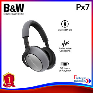 B&amp;W Px7 Noise Cancelling Wireless Headphone หูฟังไร้สายแบบครอบหู มีฟังก์ชั่นตัดเสียงรบกวน รับประกันศูนย์ไทย 1 ปี