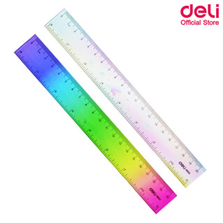 Deli H653 Ruler ไม้บรรทัดแฟนซีสุดน่ารัก ขนาด 20 CM (แพ็คกล่อง 30 ชิ้น) ไม้บรรทัด ไม้บรรทัดแฟนซี เครื่องเขียน อุปกรณ์การเรียน