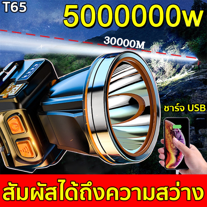 [รับประกัน 10 ปี] แบบชาร์จได้ USB 100000w ไฟส่องกบ แบตอึด48-72ชมไฟคาดหัว ไฟหัว ไฟคาดหัวแรงสูง ไฟฉายคาดหัว ไฟส่องสัตว์