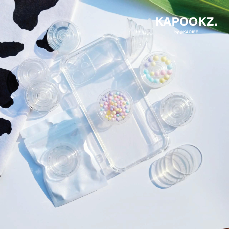Griptok Super-Transparent เกรดใสพิเศษ พรีเมี่ยมใส กาวถอดออกได้ ติดได้ใหม่ แค่ล้างน้ำ กริ๊บต๊อกใส DIY ไม่ทิ้งคราบกาว