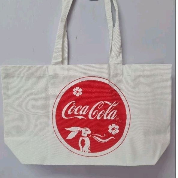 กระเป๋าผ้าโค๊ก Coca-Cola สกรีน 2 ด้าน