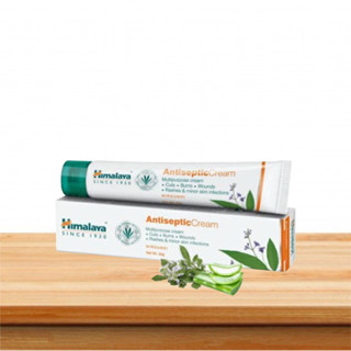 ครีมทาแผลสดน้ำร้อนลวก ลดการติดเชื้อ และอักเสบของบาดแผล Himalaya Antiseptic Cream 20g