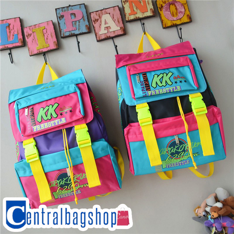 C421 กระเป๋าเป้KKbackpackใบใหญ่สุดคุ้มบรรจุได้เยอะไม่ผิดหวังแน่นอน