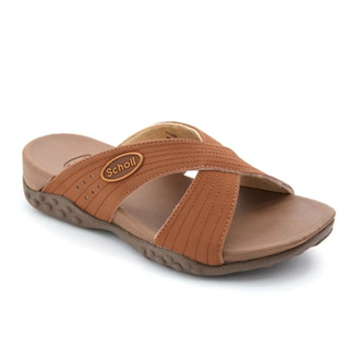 SCHOLL Duraflex Cross Comfort Sandals รองเท้าแตะ ผู้หญิง สกอล์ แท้